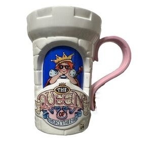 Mary Engelbreit Vintage 2000 Queen of Everything Castle Oversized Mug